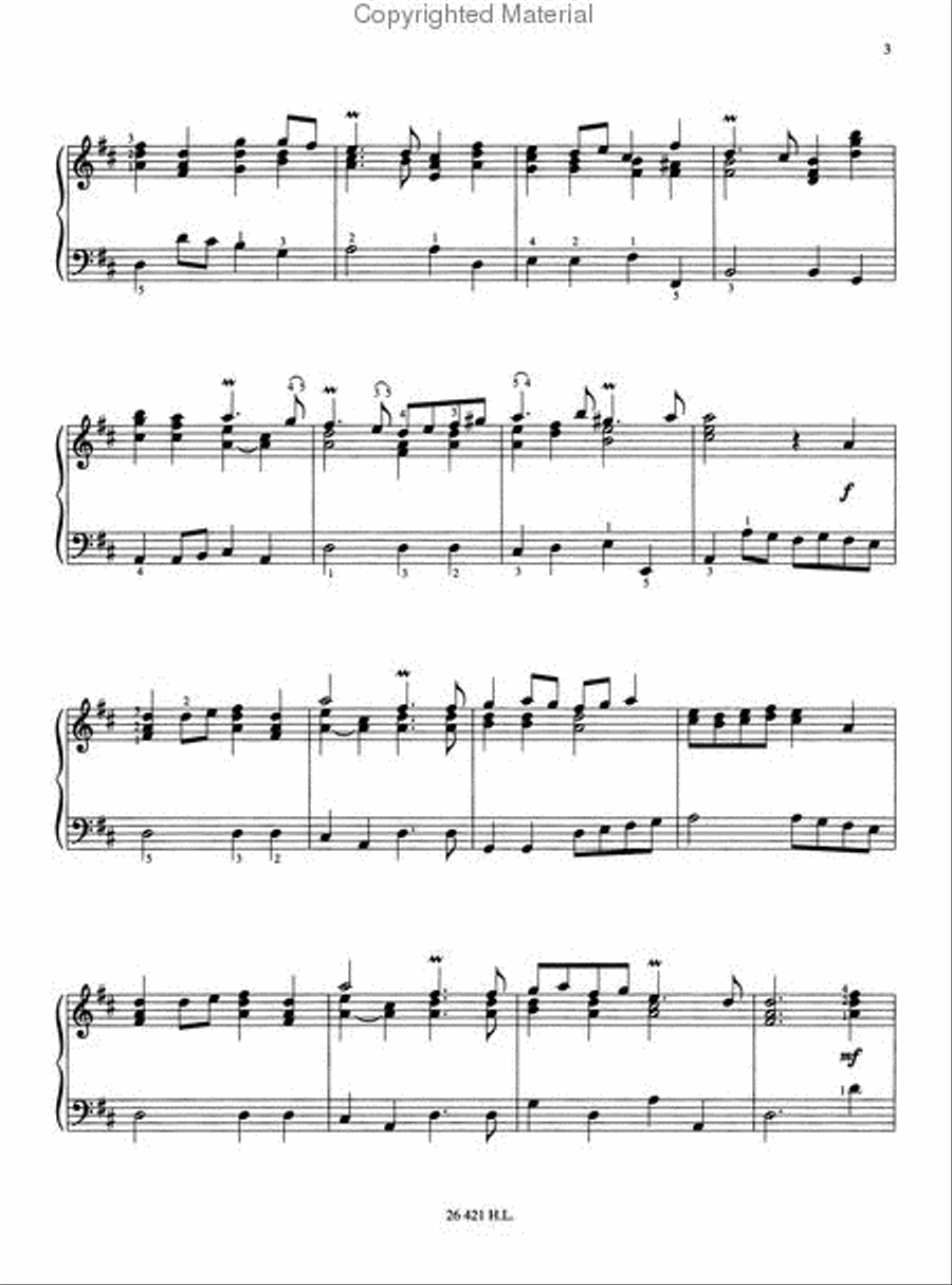Prelude Du Te Deum H.146 Piano Solo scores gallery preview page 3