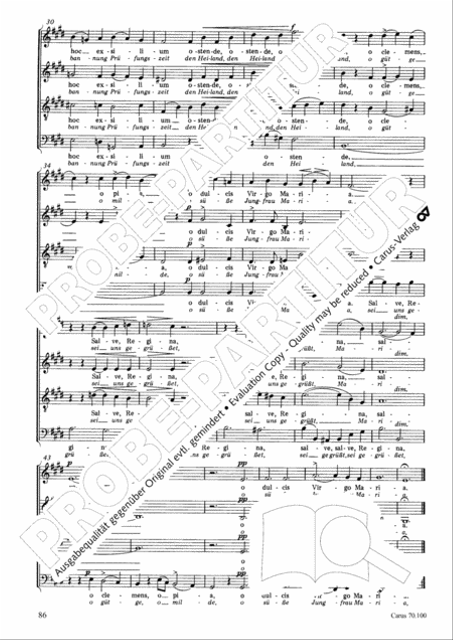 Geistliches Chorbuch der Romantik Choir scores gallery preview page 87