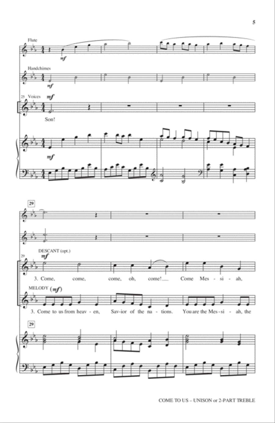 Come To Us 2-Part scores gallery preview page 4