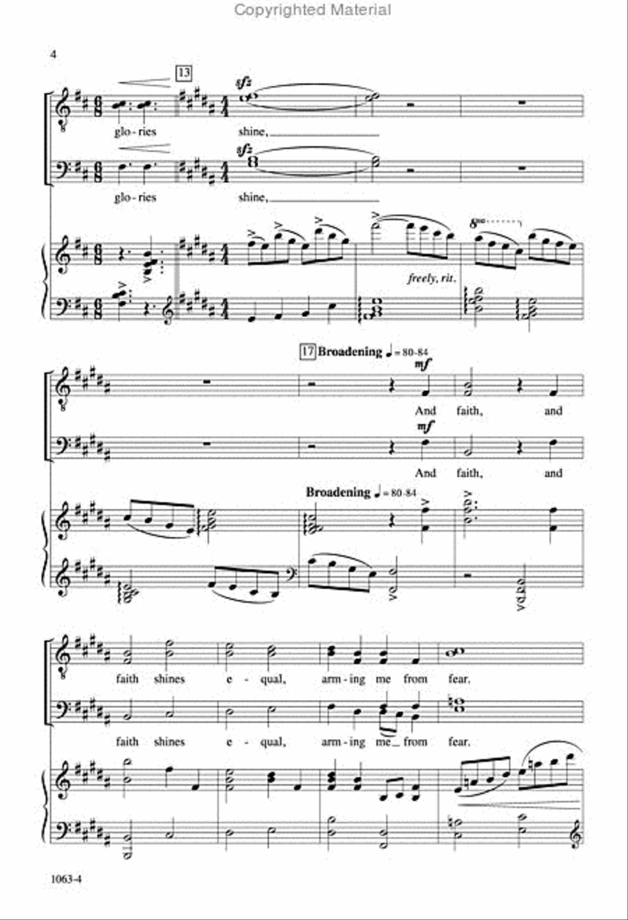 I See the Heaven's Glories Shine - TTBB Octavo TTBB scores gallery preview page 3