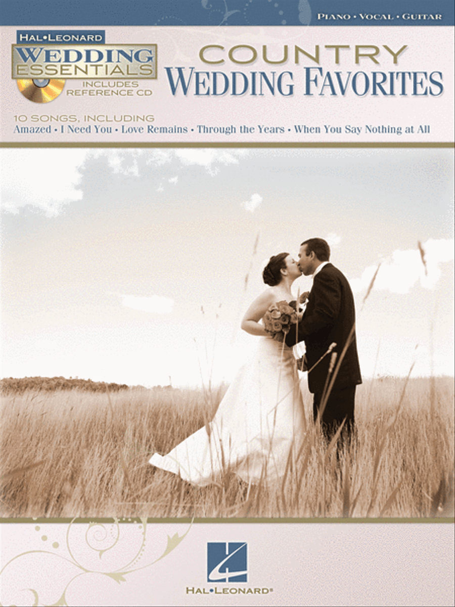 Country Wedding Favorites Piano, Vocal, Guitar scores gallery preview page 1
