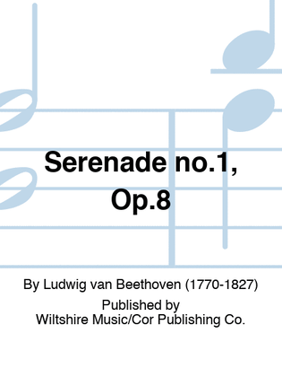 Book cover for Serenade no.1, Op.8