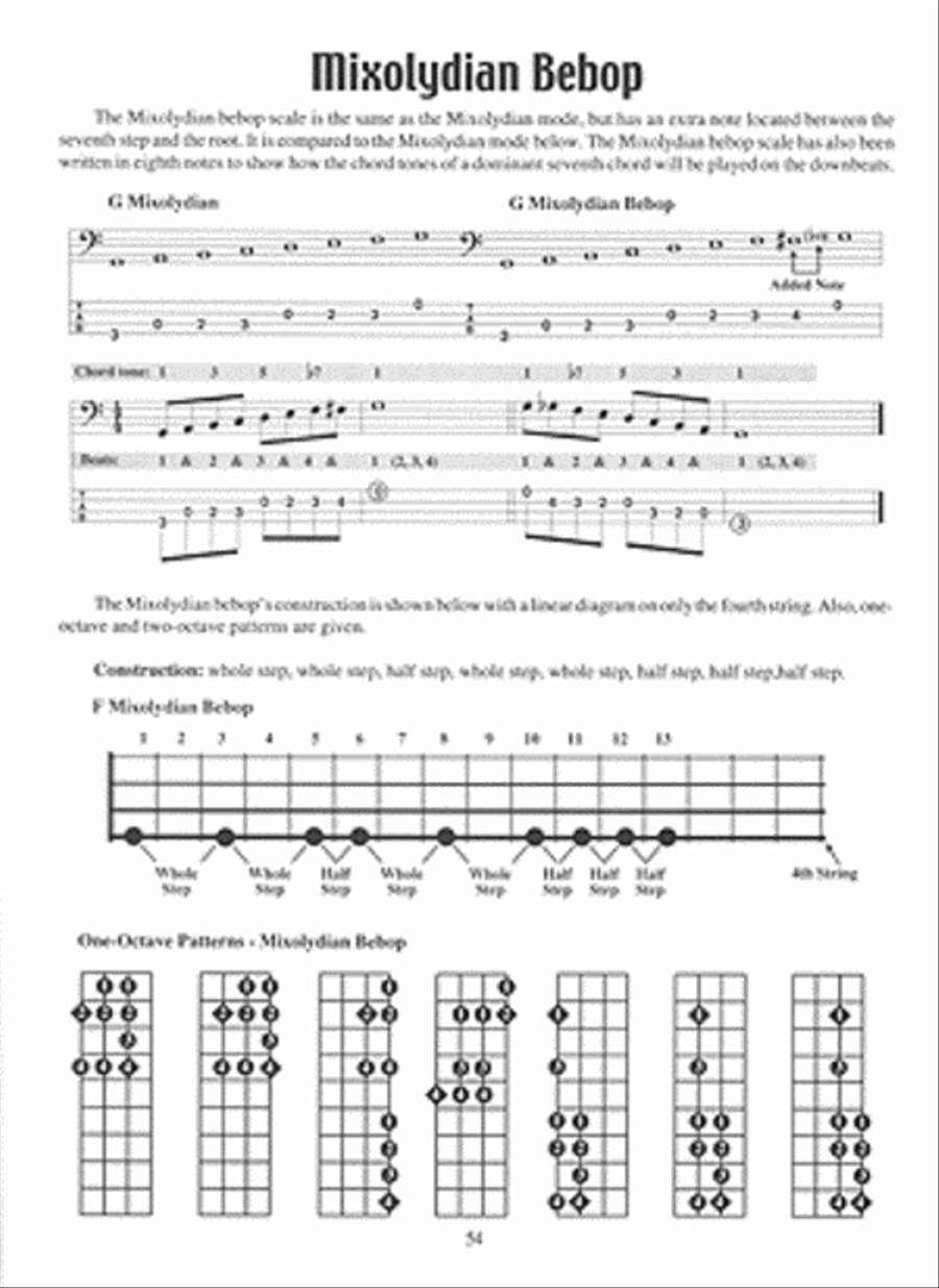 Jazz Scales for Bass Double Bass scores gallery preview page 4