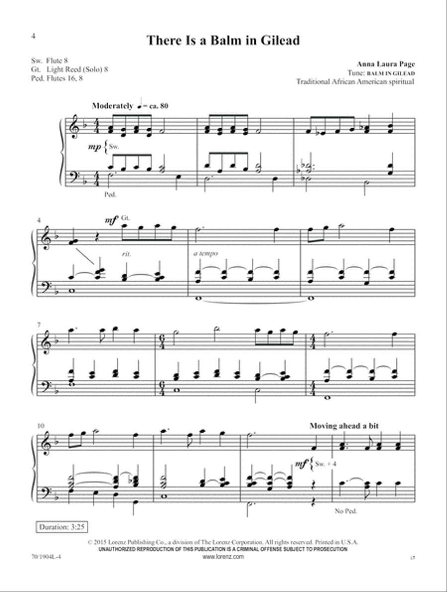 And Through Eternity I'll Sing On Organ scores gallery preview page 4
