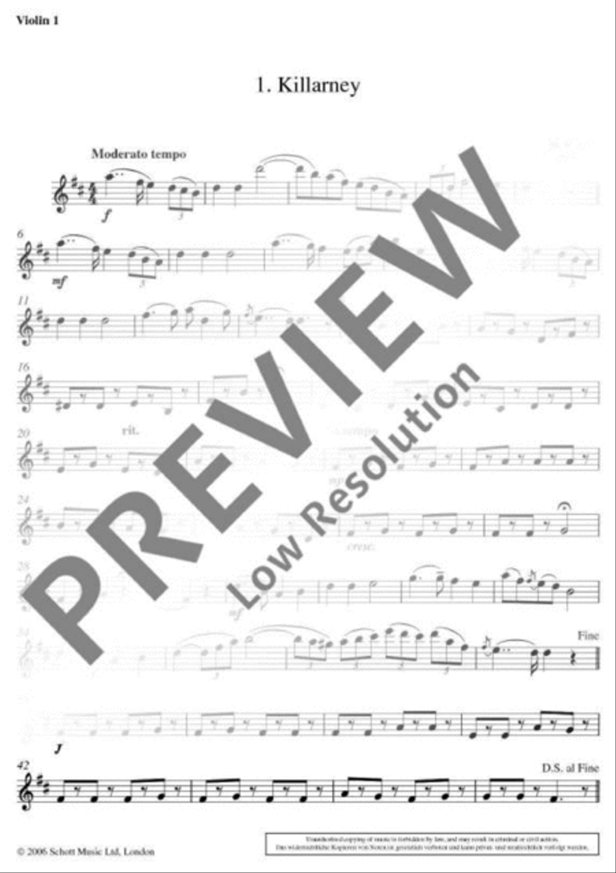 The Wild Rover String Quartet scores gallery preview page 18