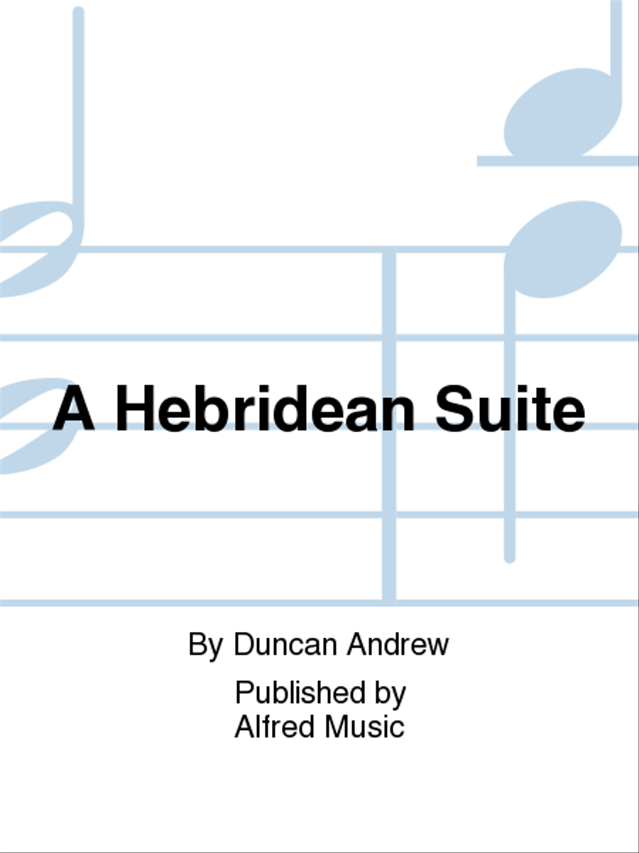 A Hebridean Suite Concert Band scores gallery preview page 1