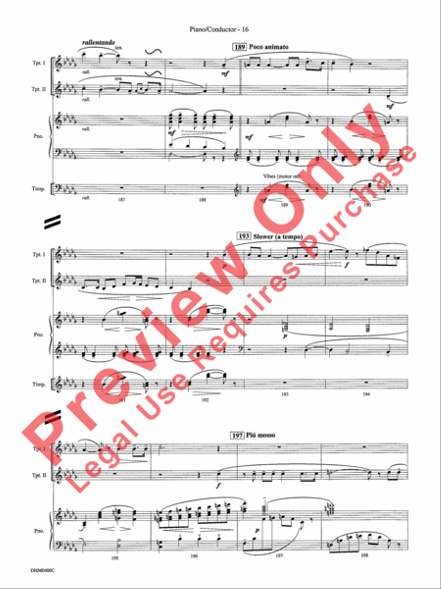 Carmen Fantasia Trumpet Duet scores gallery preview page 20