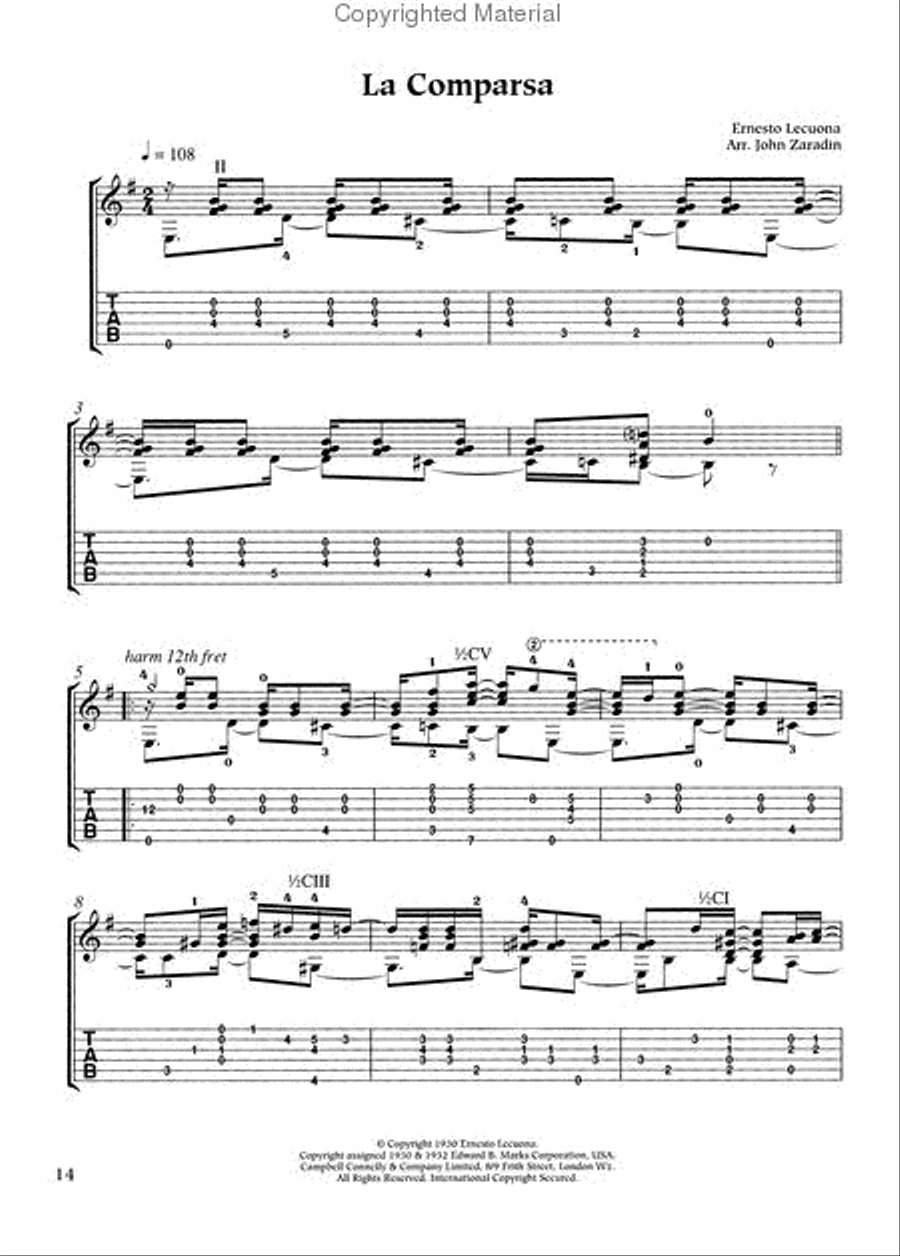 The Guitar Music of Cuba The Guitar Music of Cuba Electric Guitar scores gallery preview page 3