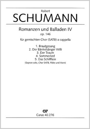 Book cover for Romanzen und Balladen IV op. 146