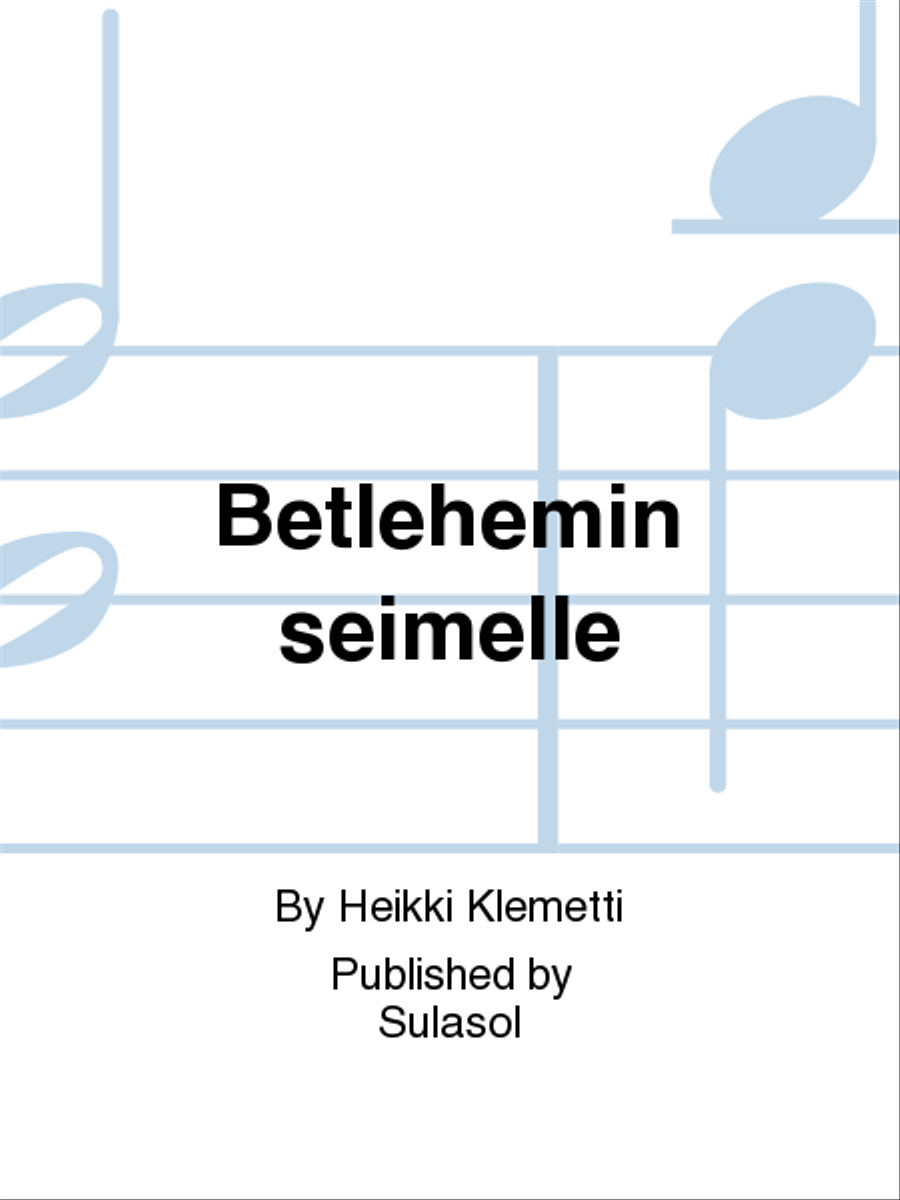Betlehemin seimelle Voice scores gallery preview page 1