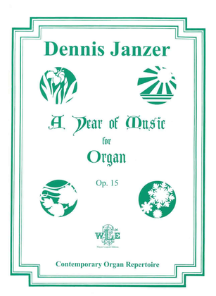 Book cover for A Year of Music for Organ