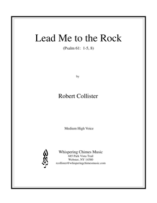 Book cover for Lead Me to the Rock (medium high voice)