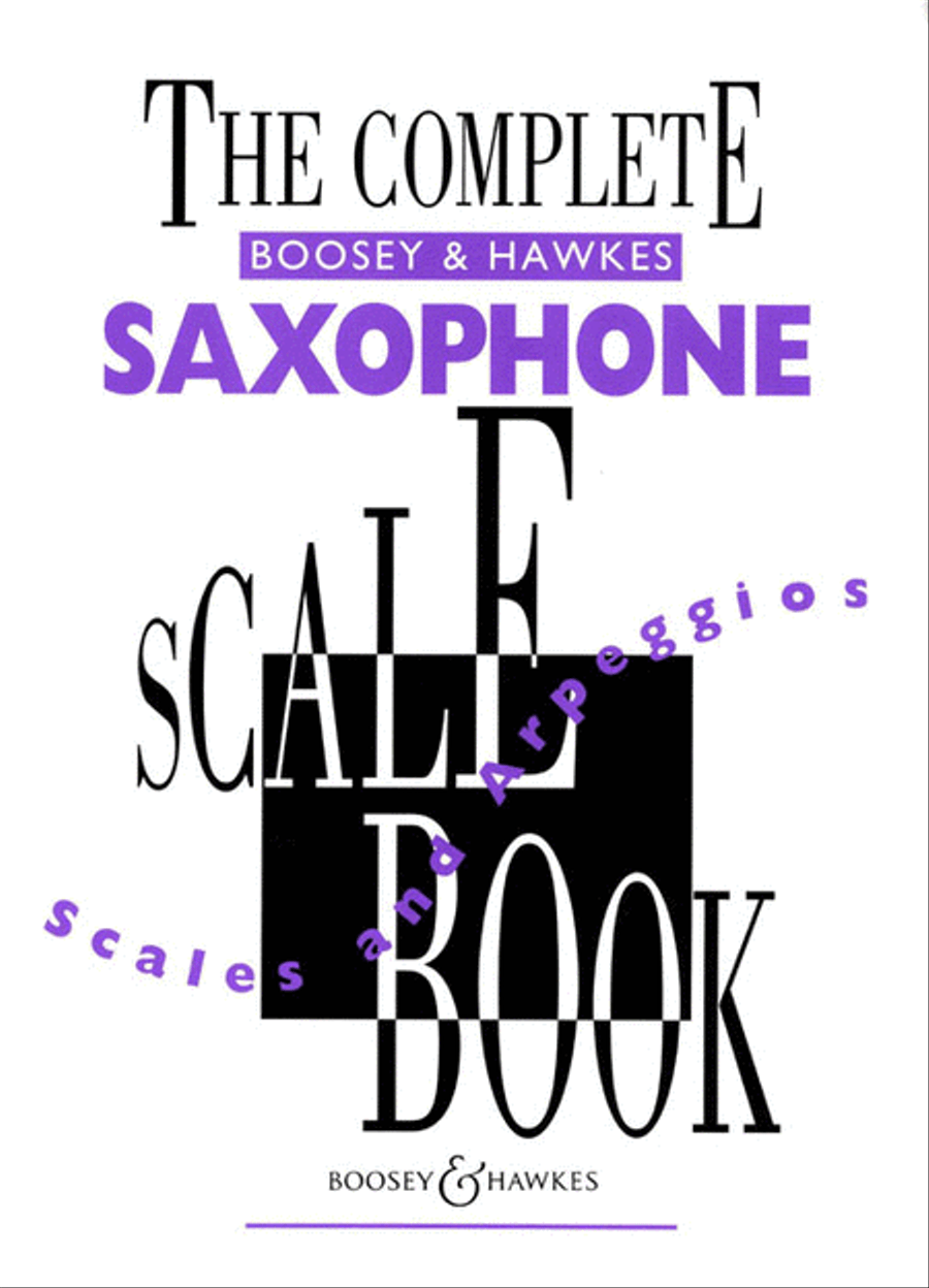 The Complete Boosey & Hawkes Scale Book Saxophone Solo scores gallery preview page 1