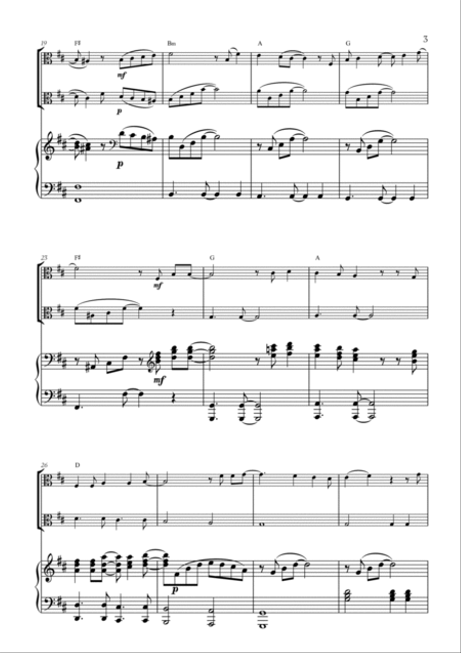 Mary, Did You Know? String Duet scores gallery preview page 3