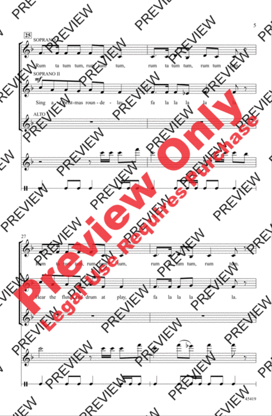 A Christmas Roundelay A Christmas Roundelay Women's Choir scores gallery preview page 5