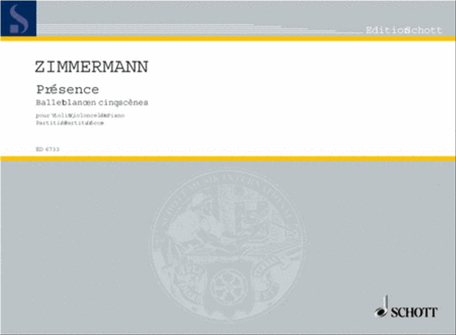 Présence Piano Trio scores gallery preview page 1
