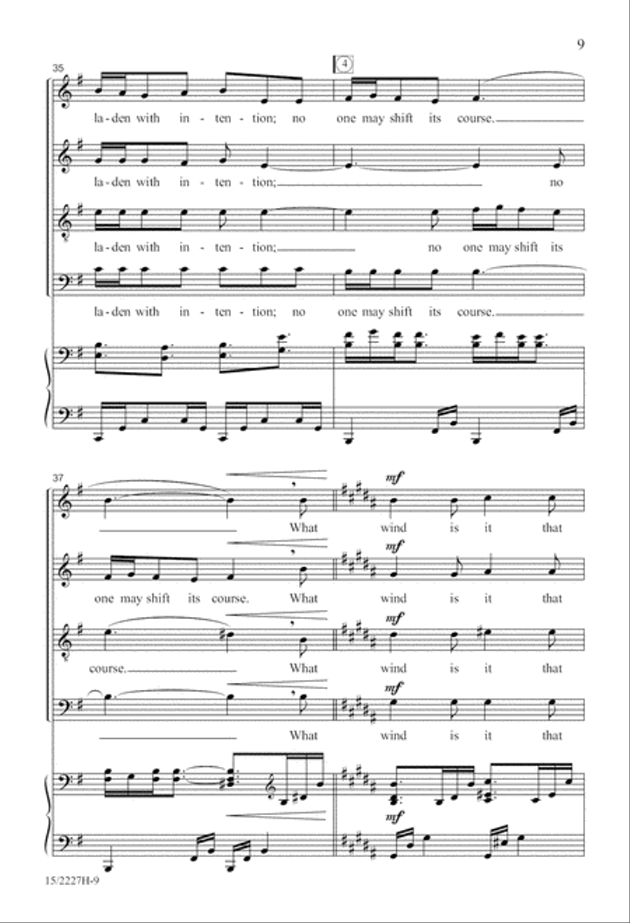 Angel Breathing Out Angel Breathing Out 4-Part scores gallery preview page 10