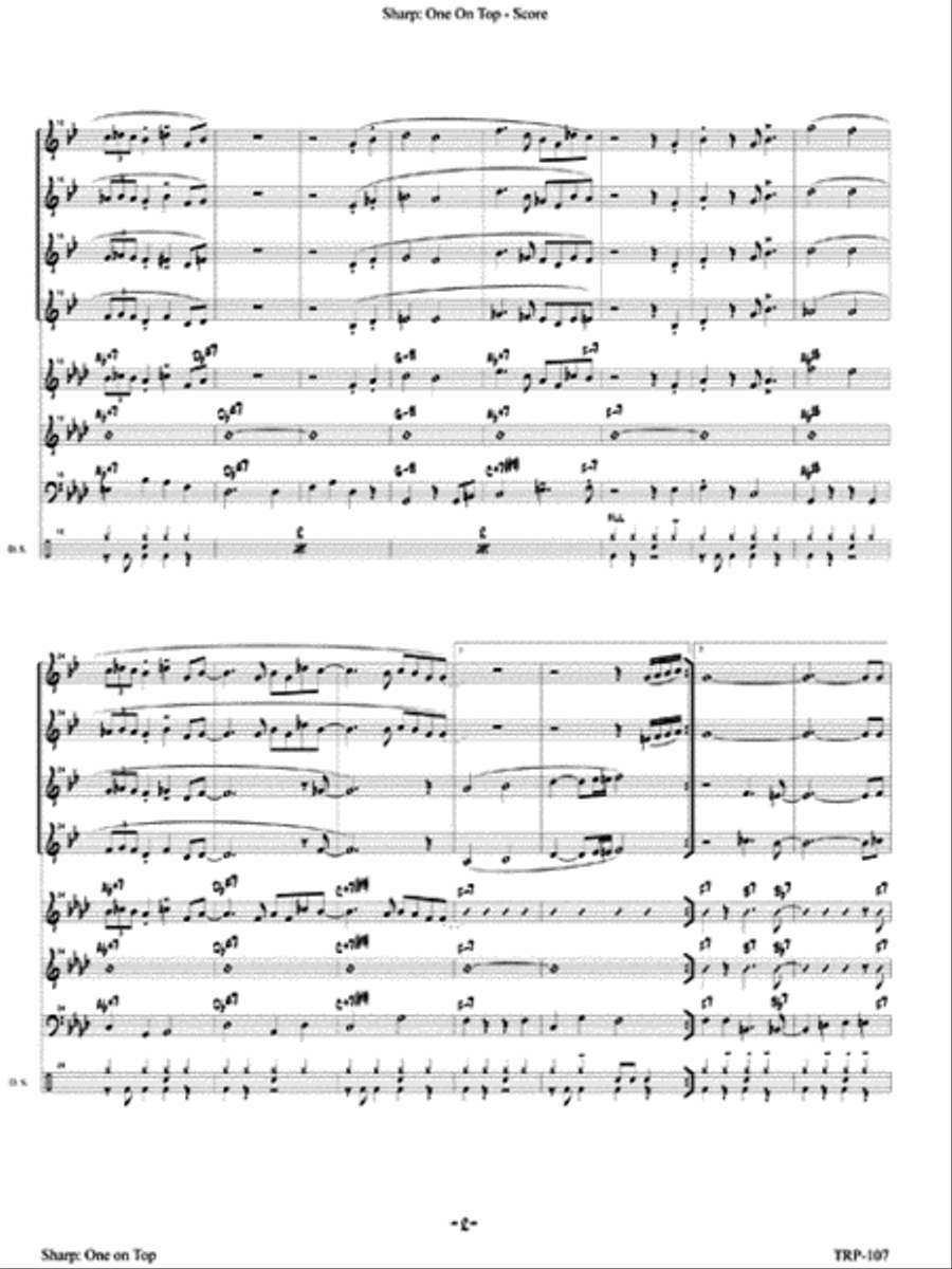 One on Top Small Ensemble scores gallery preview page 3