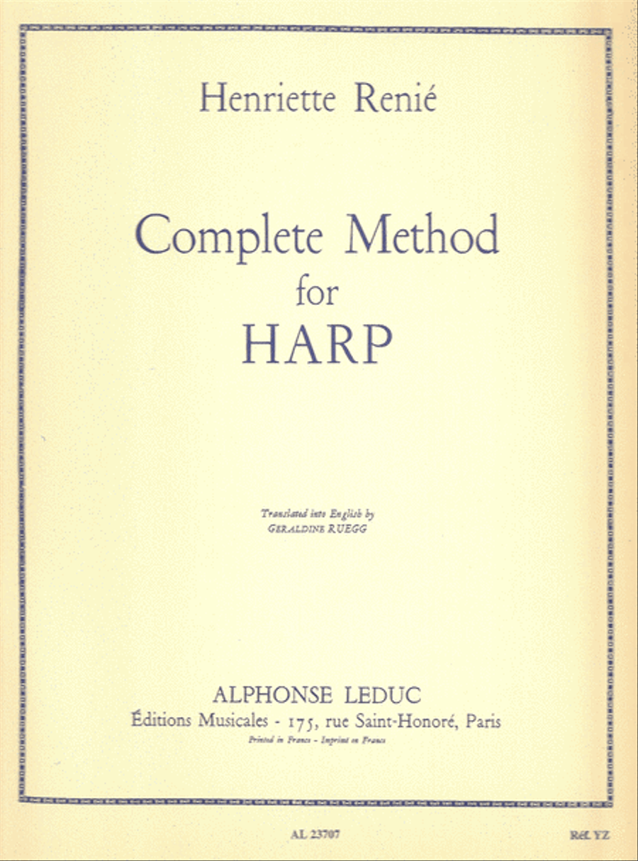 Methode Complete (harp Solo) Harp scores gallery preview page 1