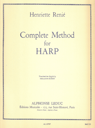 Book cover for Methode Complete (harp Solo)