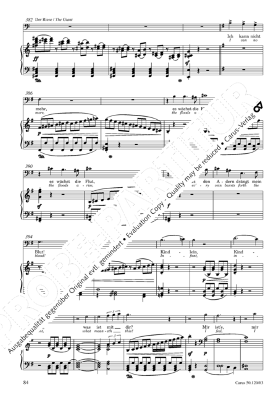 Christoforus + Das Tochterlein des Jairus (Gesamtausgabe, Bd. 9) 4-Part scores gallery preview page 85