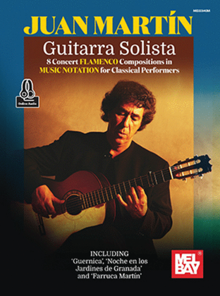 Book cover for Guitarra Solista - 8 Concert Flamenco Compositions in Music Notation