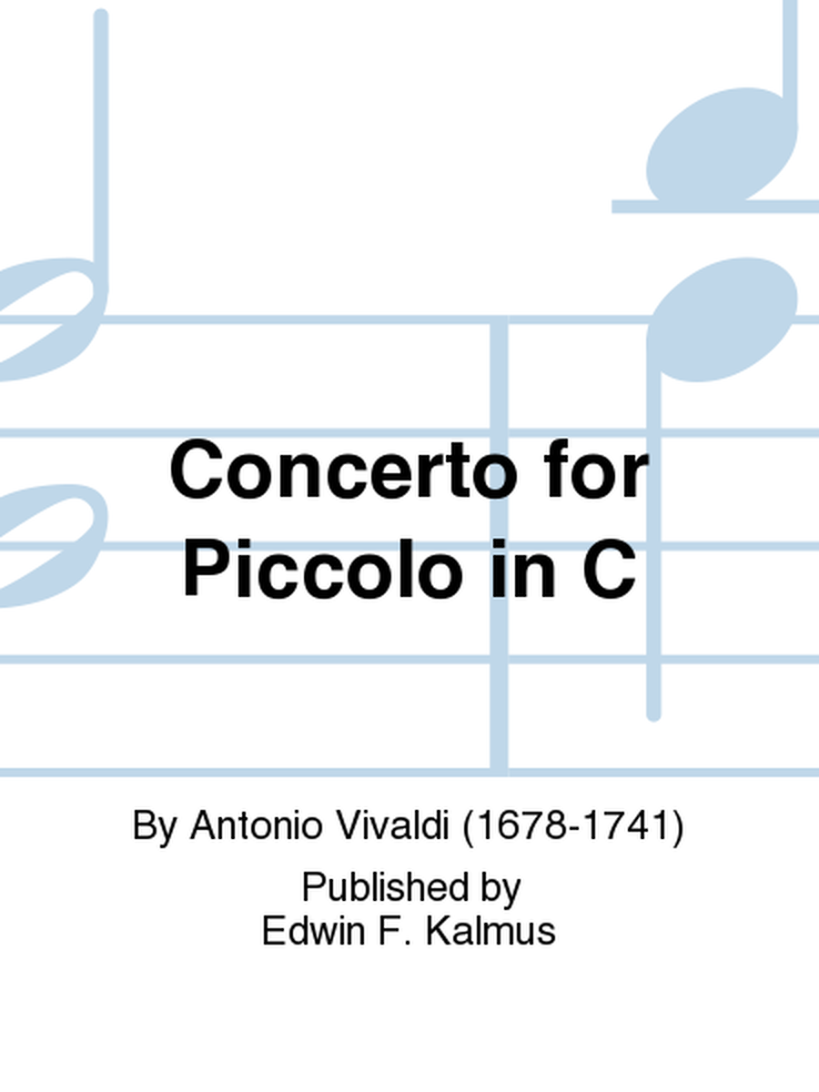 Concerto for Piccolo in C