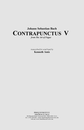 Contrapunctus 5 - CONDUCTOR'S SCORE ONLY