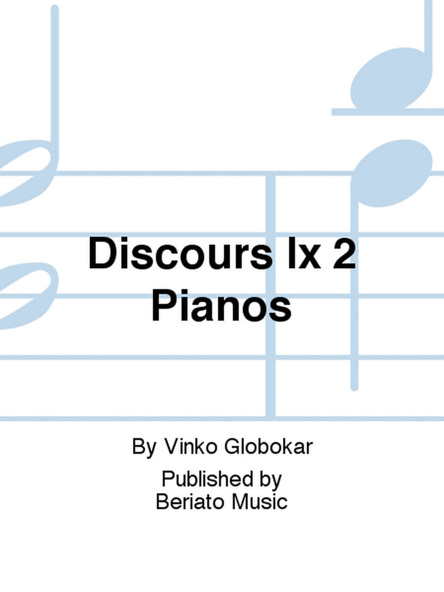 Discours Ix 2 Pianos