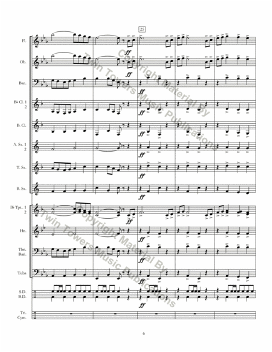 Indian Hills Concert Band scores gallery preview page 7