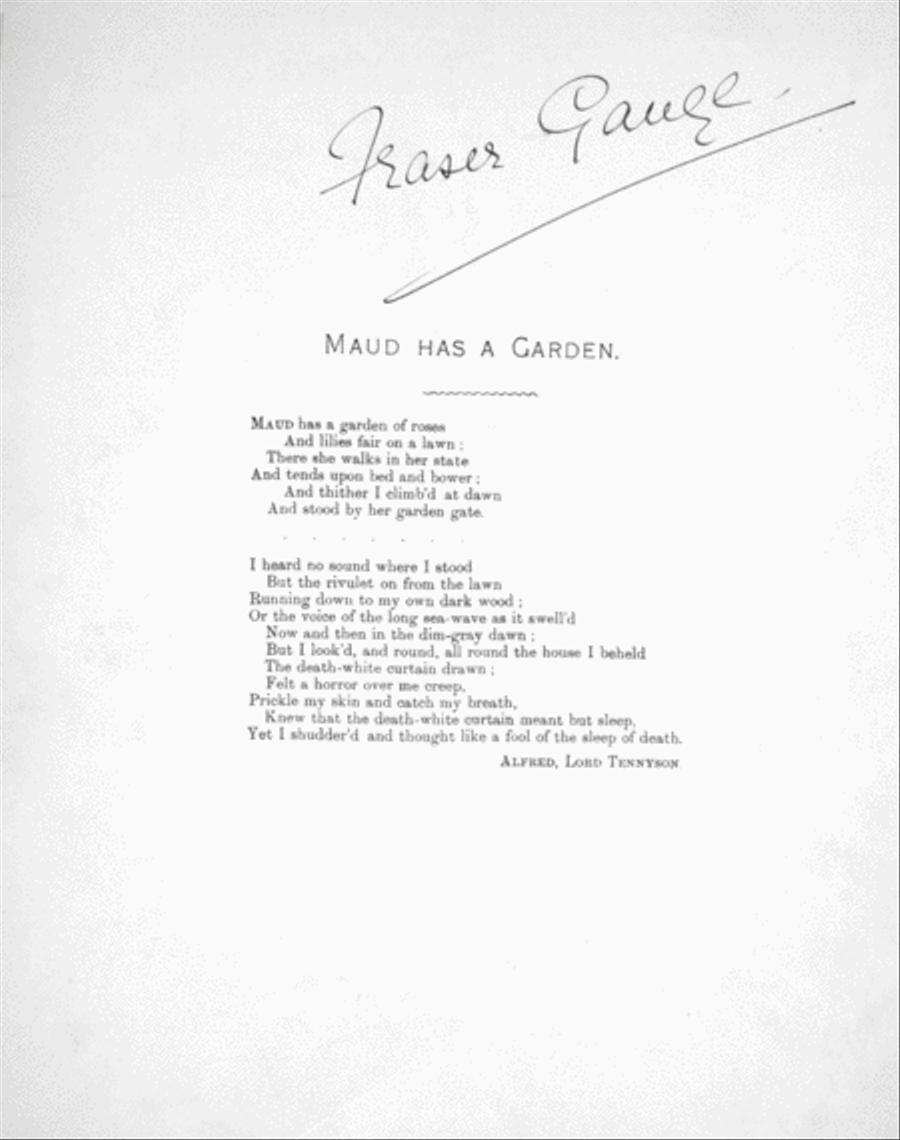 Maud Has a Garden Voice scores gallery preview page 1