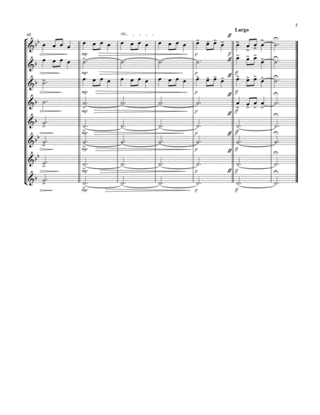 Carol of the Bells (F min) (Saxophone Octet - 1 Sop, 4 Alto, 2 Ten, 1 Bari) image number null
