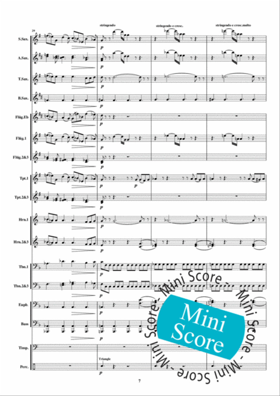 Regina Coeli Fanfare Band scores gallery preview page 13