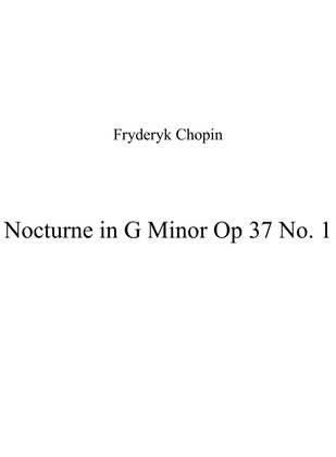 Book cover for Nocturne in G Minor Op 37 No. 1