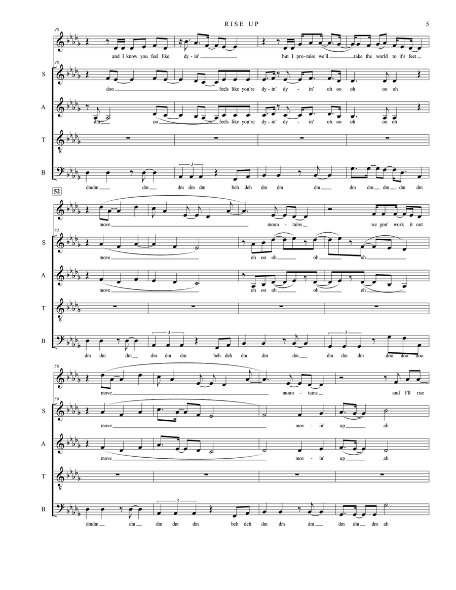 Rise Up Divisi scores gallery preview page 5