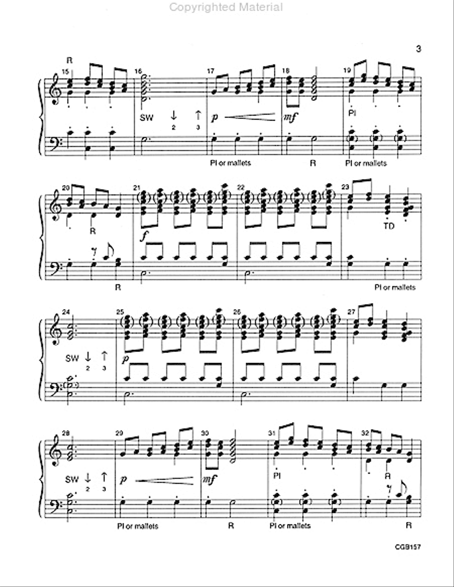 Minuet Handbell Choir scores gallery preview page 3