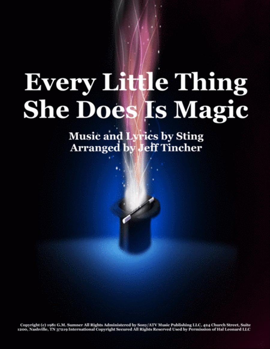 Every Little Thing She Does Is Magic Voice scores gallery preview page 1
