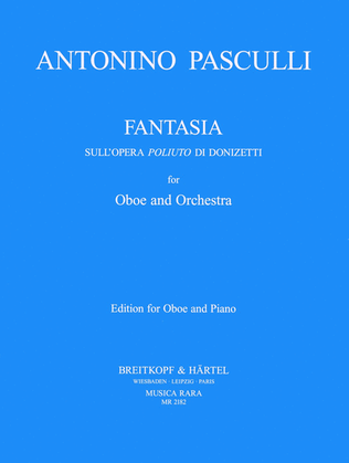 Book cover for Fantasia on the Opera "Poliuto" by Donizetti