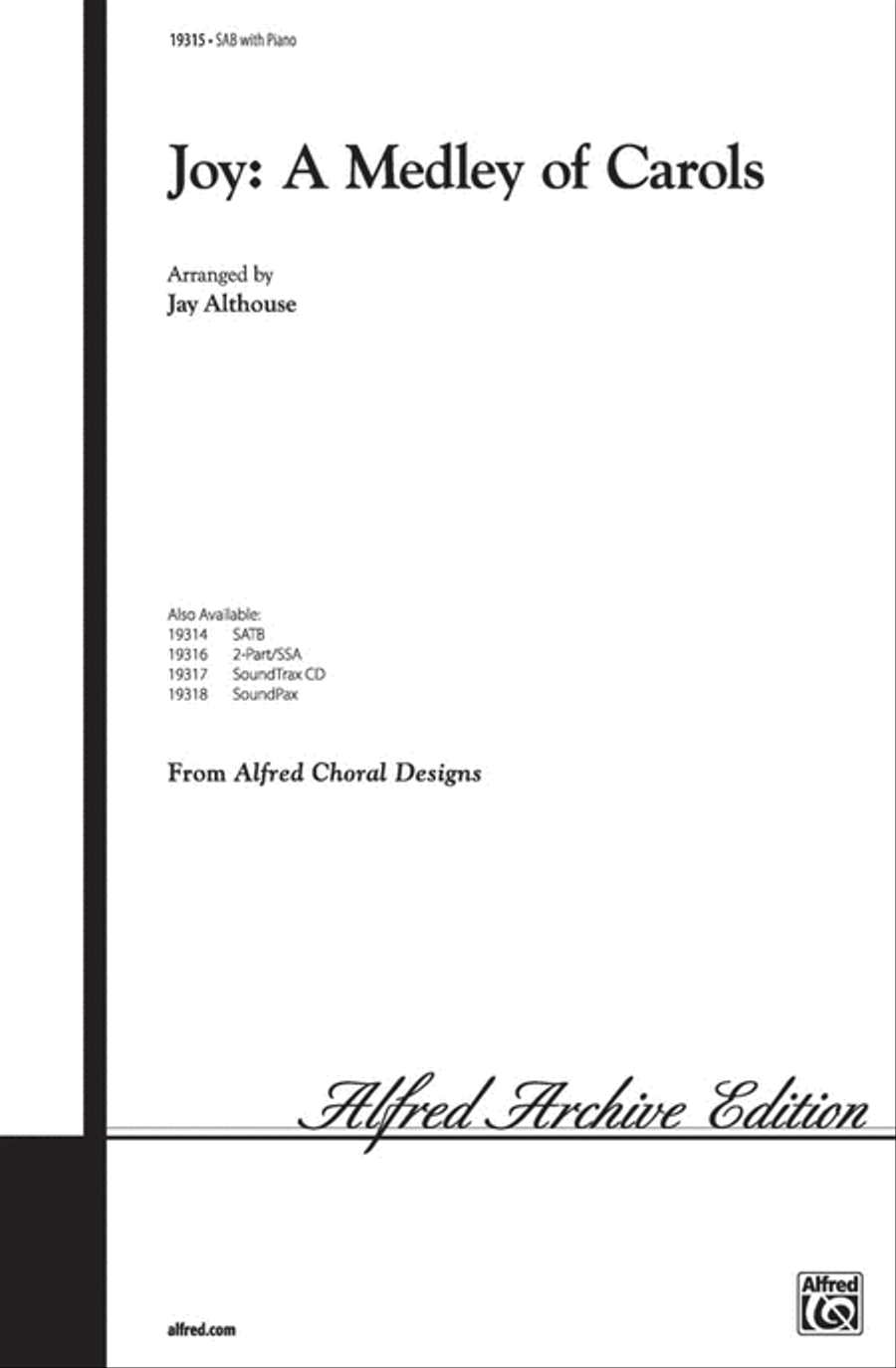 Joy: A Medley of Carols 3-Part scores gallery preview page 1