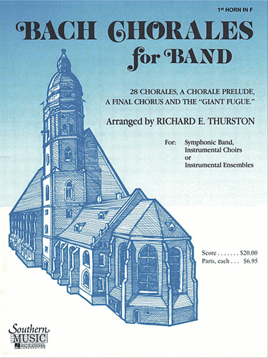 Bach Chorales for Band Concert Band scores gallery preview page 1