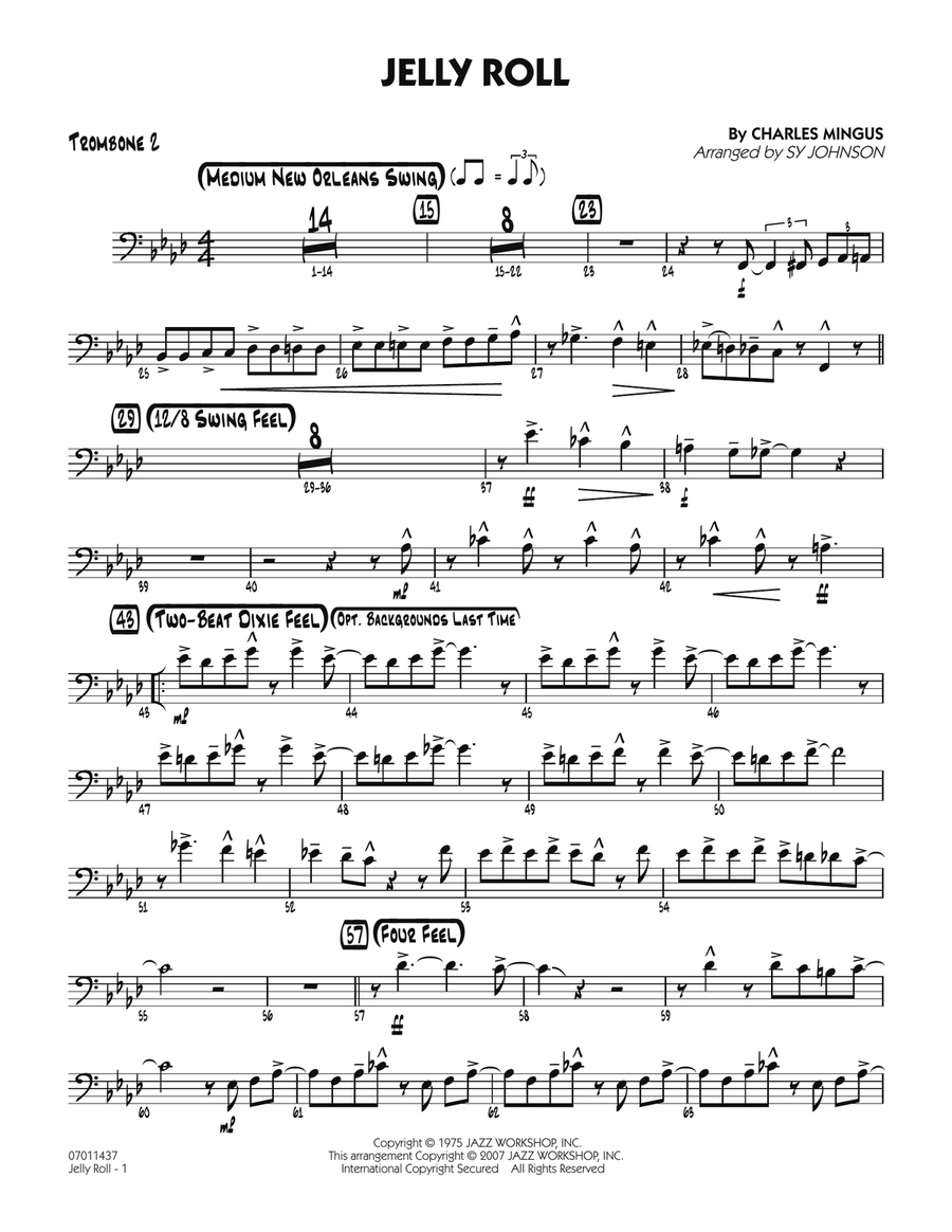 Jelly Roll - Trombone 2