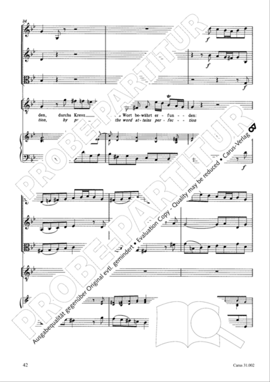 O God, from heaven look on us (Ach Gott, vom Himmel sieh darein) ATB scores gallery preview page 43