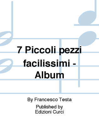 Book cover for 7 Piccoli pezzi facilissimi - Album