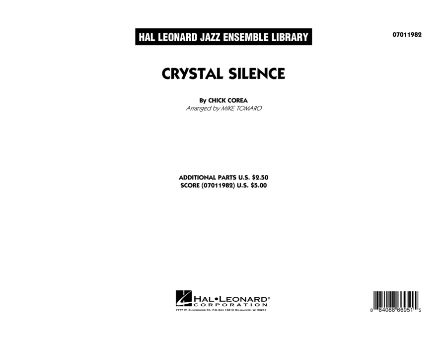 Crystal Silence - Full Score