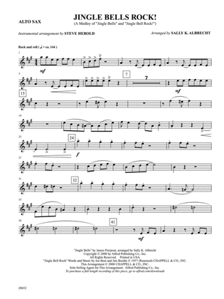 Jingle Bells Rock! (A Medley): E-flat Alto Saxophone