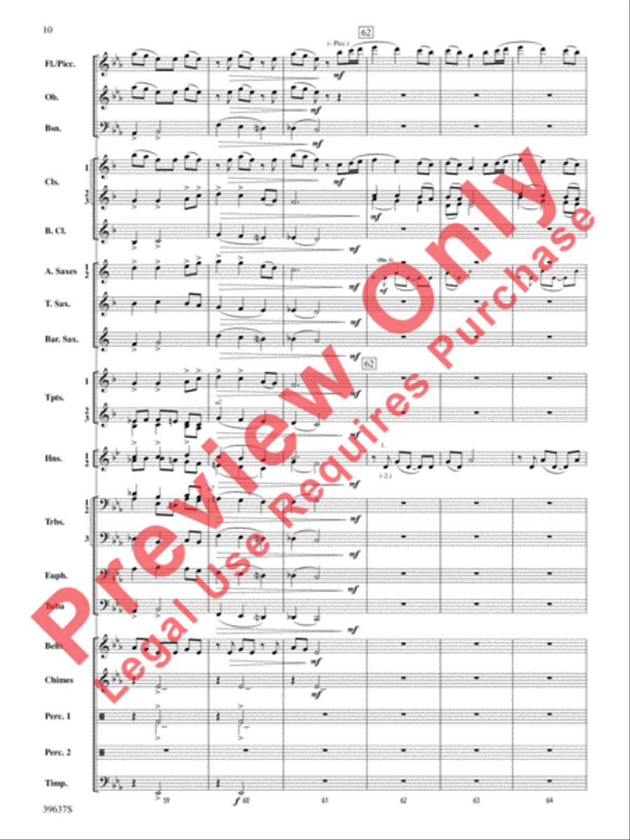 A Blessed Hymn A Blessed Hymn Concert Band scores gallery preview page 11