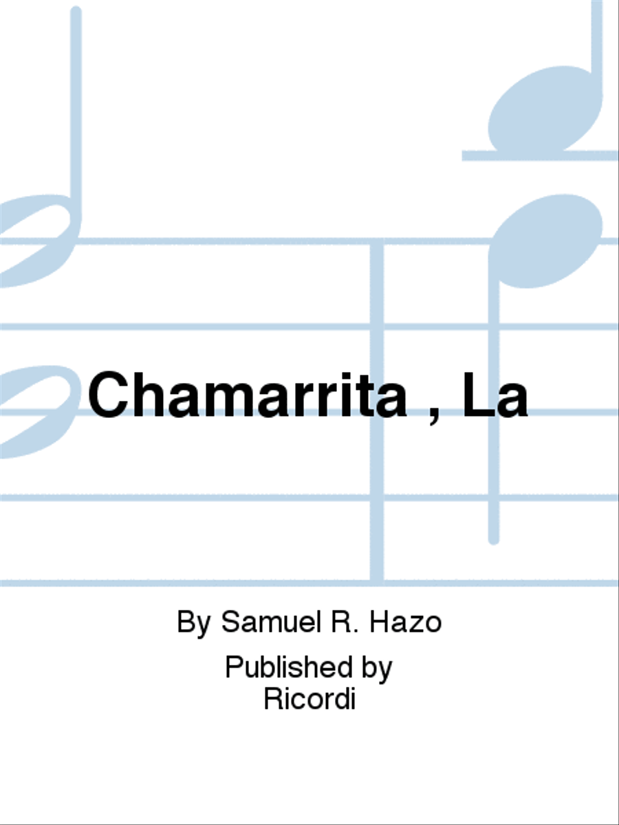 Chamarrita , La School and Community scores gallery preview page 1