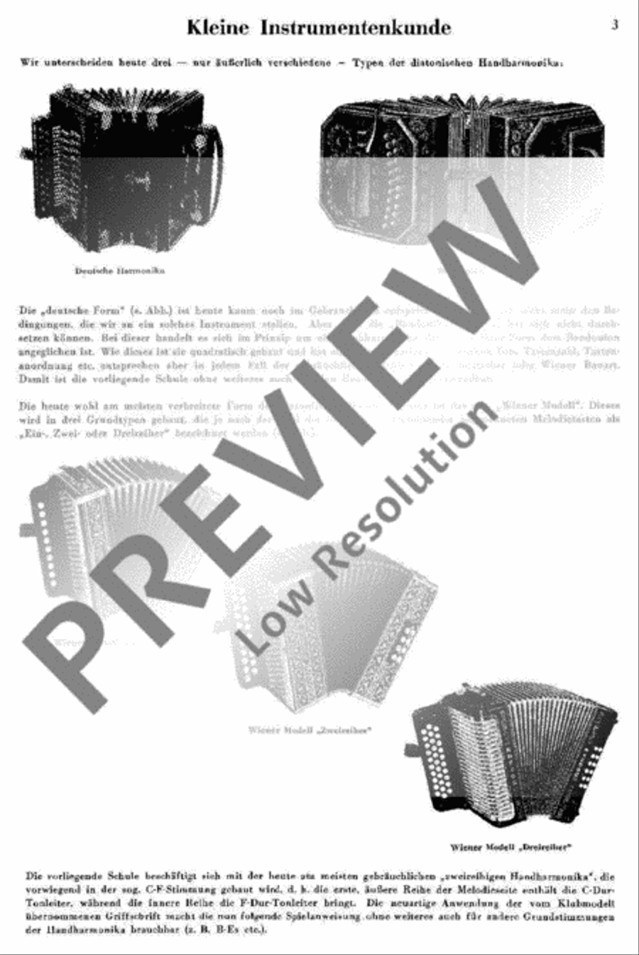 Neue Schule für die zweireihige Handharmonika Accordion scores gallery preview page 4