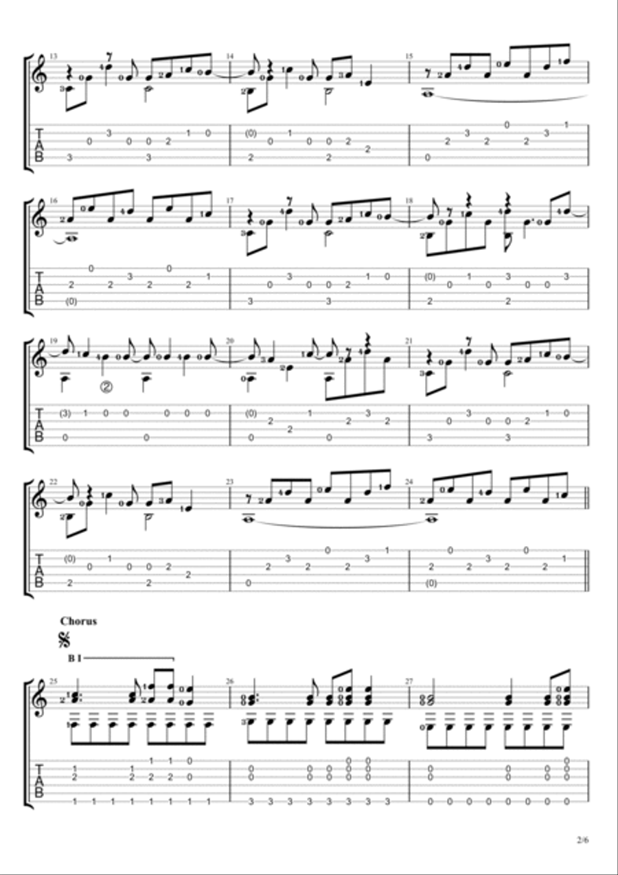 Titanium Acoustic Guitar scores gallery preview page 2
