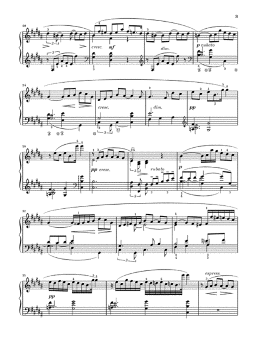 Piano Sonata No. 2 in G-sharp minor, Op. 19 Piano Solo scores gallery preview page 3